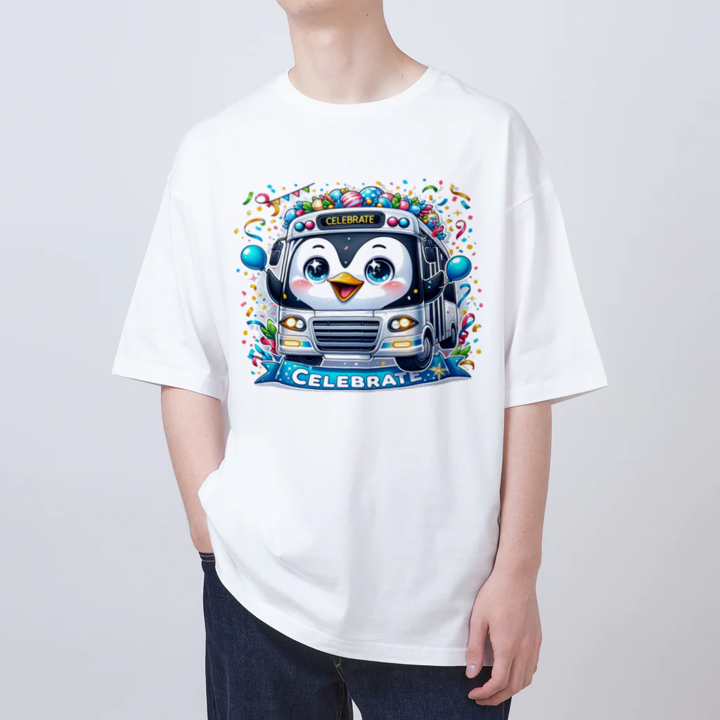 iwabousのペンギンバス Oversized T-Shirt