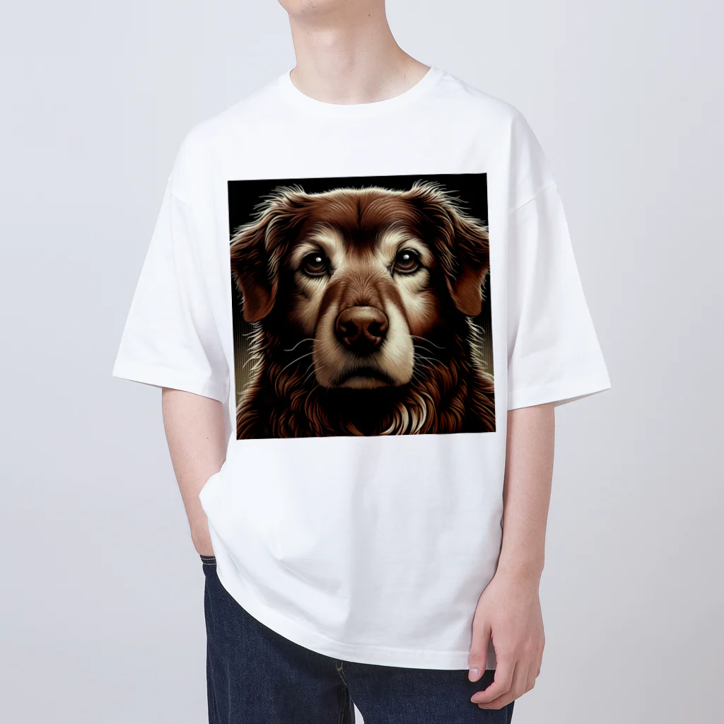 Ama'sの気難しやの犬さん Oversized T-Shirt