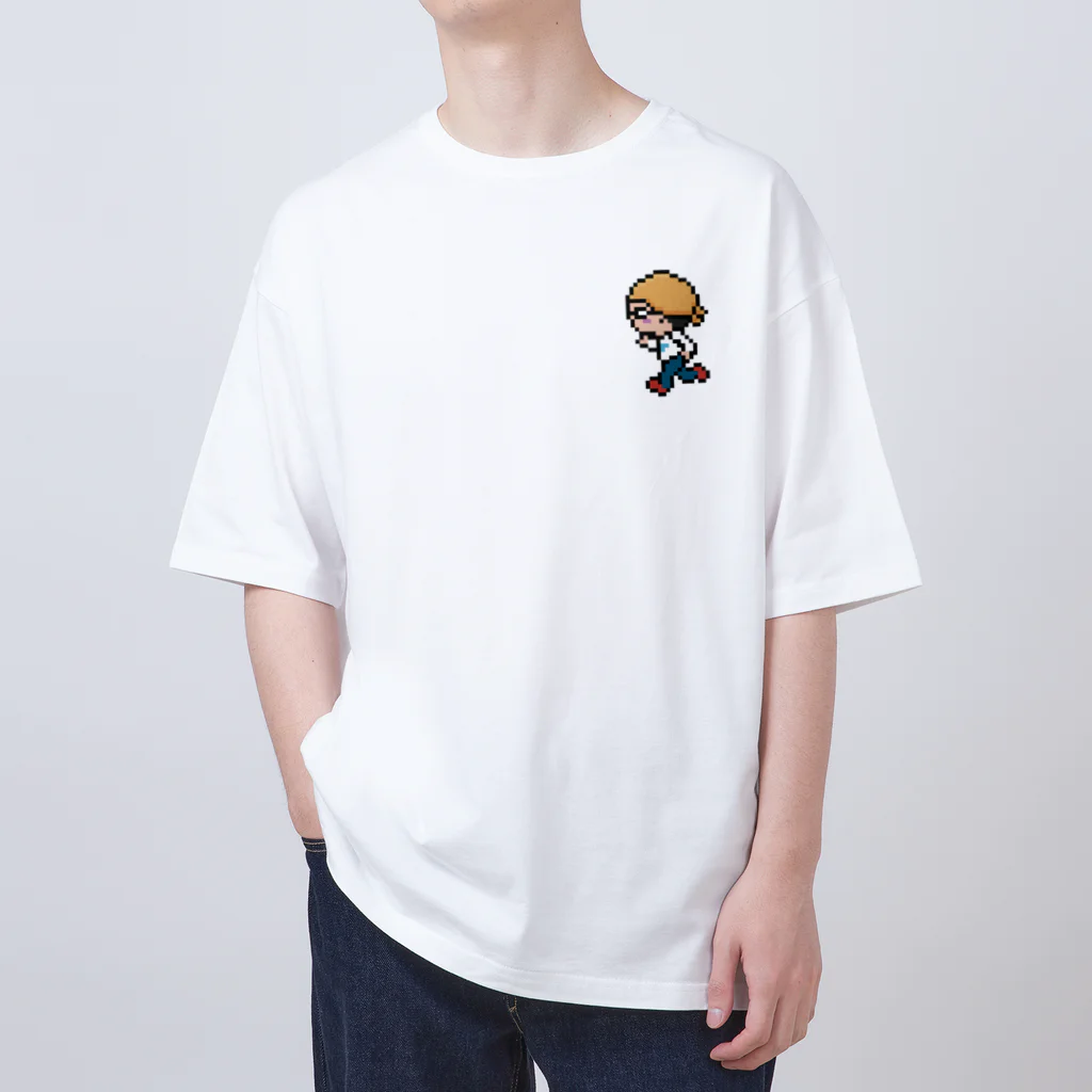 itssunchanの走るサンちゃんのドット絵シリーズ Oversized T-Shirt