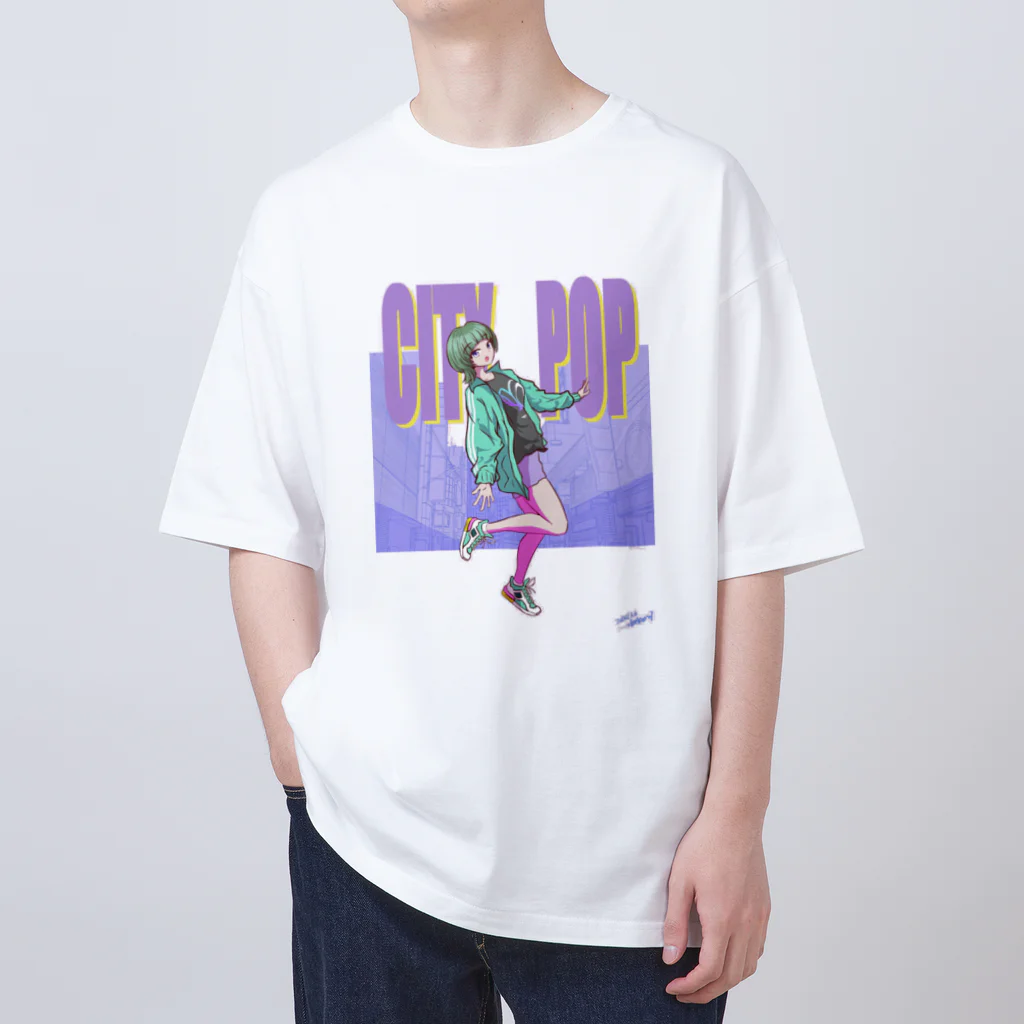 ききねね商店のCITY POP Oversized T-Shirt