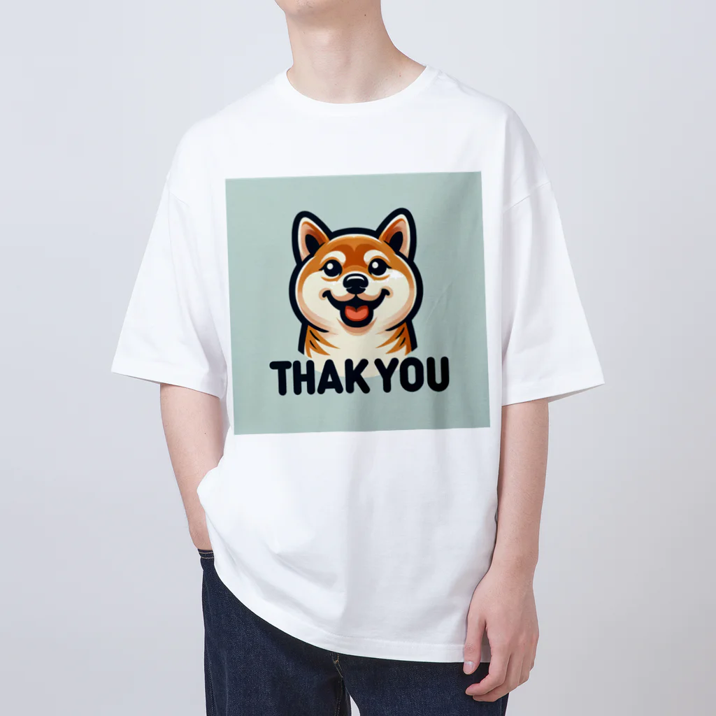 keikei5の魅力的な柴犬 オーバーサイズTシャツ