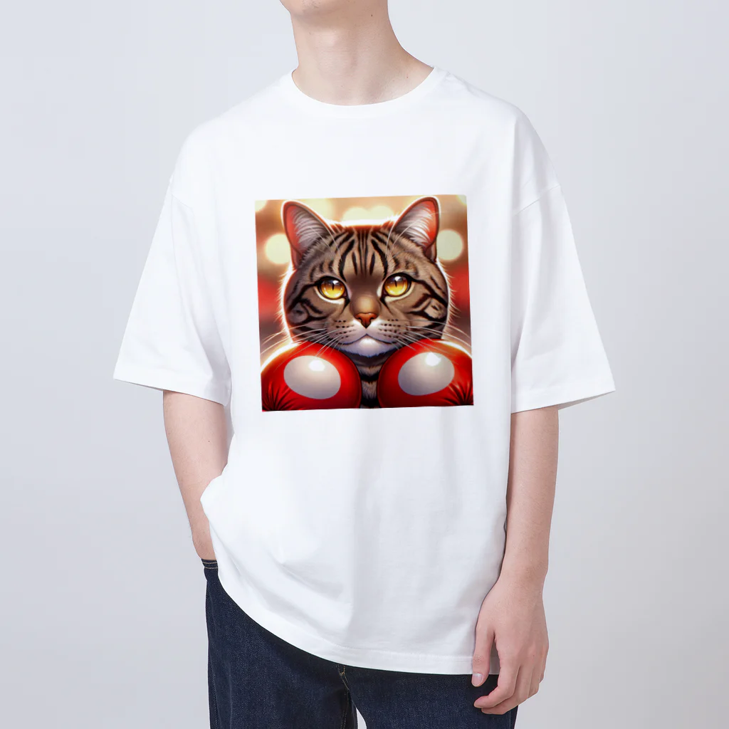 Super__Catのファイトキャット Oversized T-Shirt