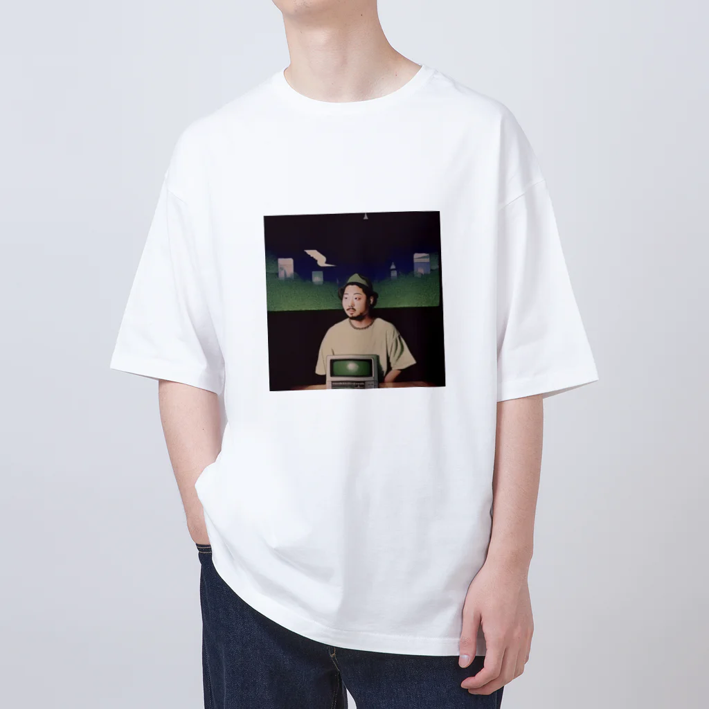 Vintage Hi-Tecのcomputer lover rapper Oversized T-Shirt