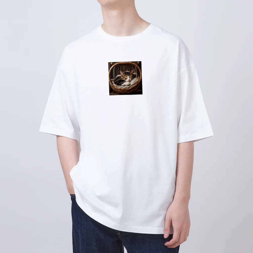 だんのんのお昼寝中の猫 Oversized T-Shirt