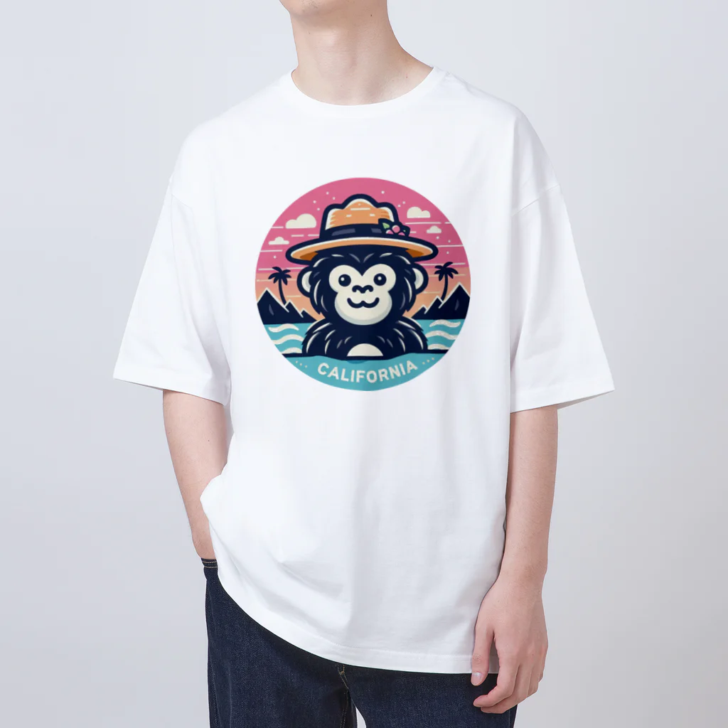 Omiya_ JAP_038のRCW_Gorilla_California オーバーサイズTシャツ