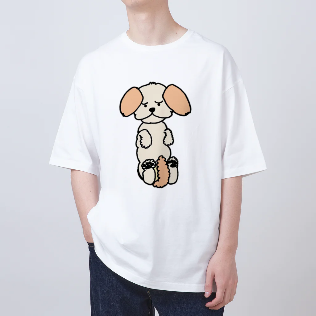 チワシーのくるみの眠いときに触らないでほしいワン（チワシー） オーバーサイズTシャツ