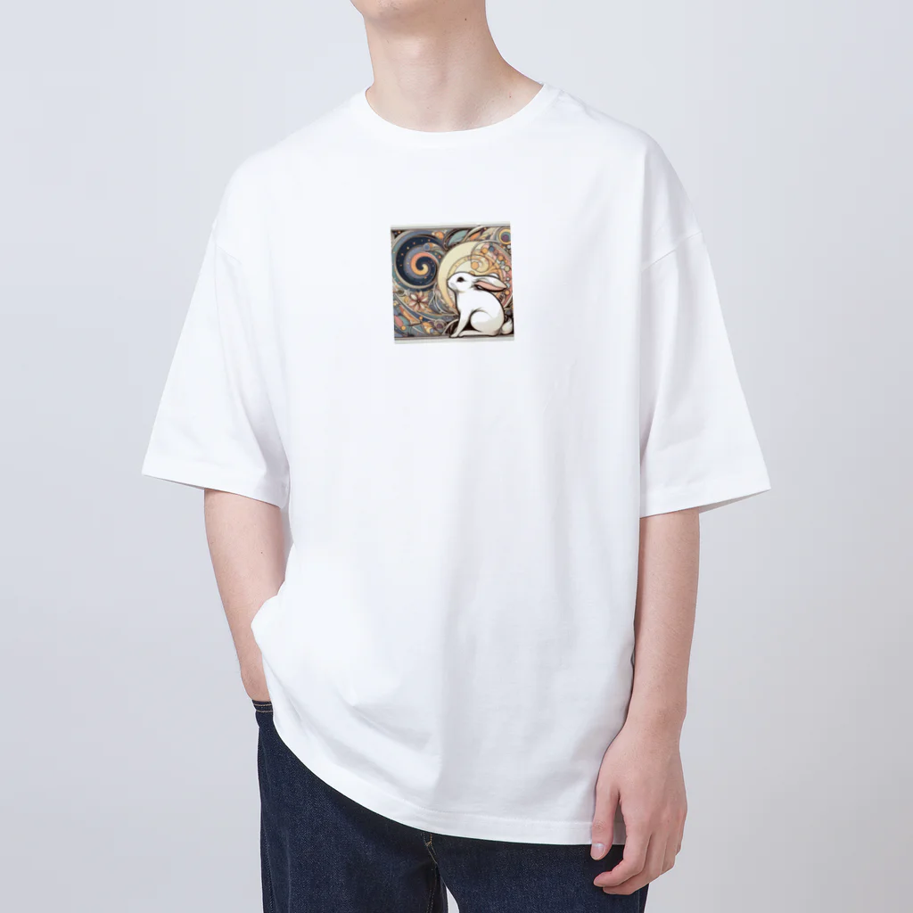 tearai-ugaiのヌーボーウサギ Oversized T-Shirt