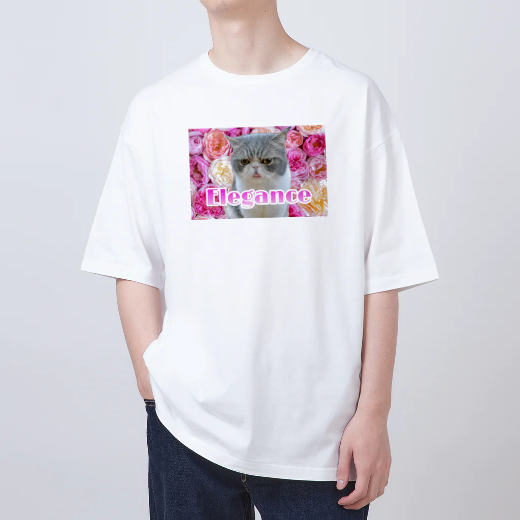 ChuChuChu♡のエレガンス猫 ～ヌコ～ オーバーサイズTシャツ