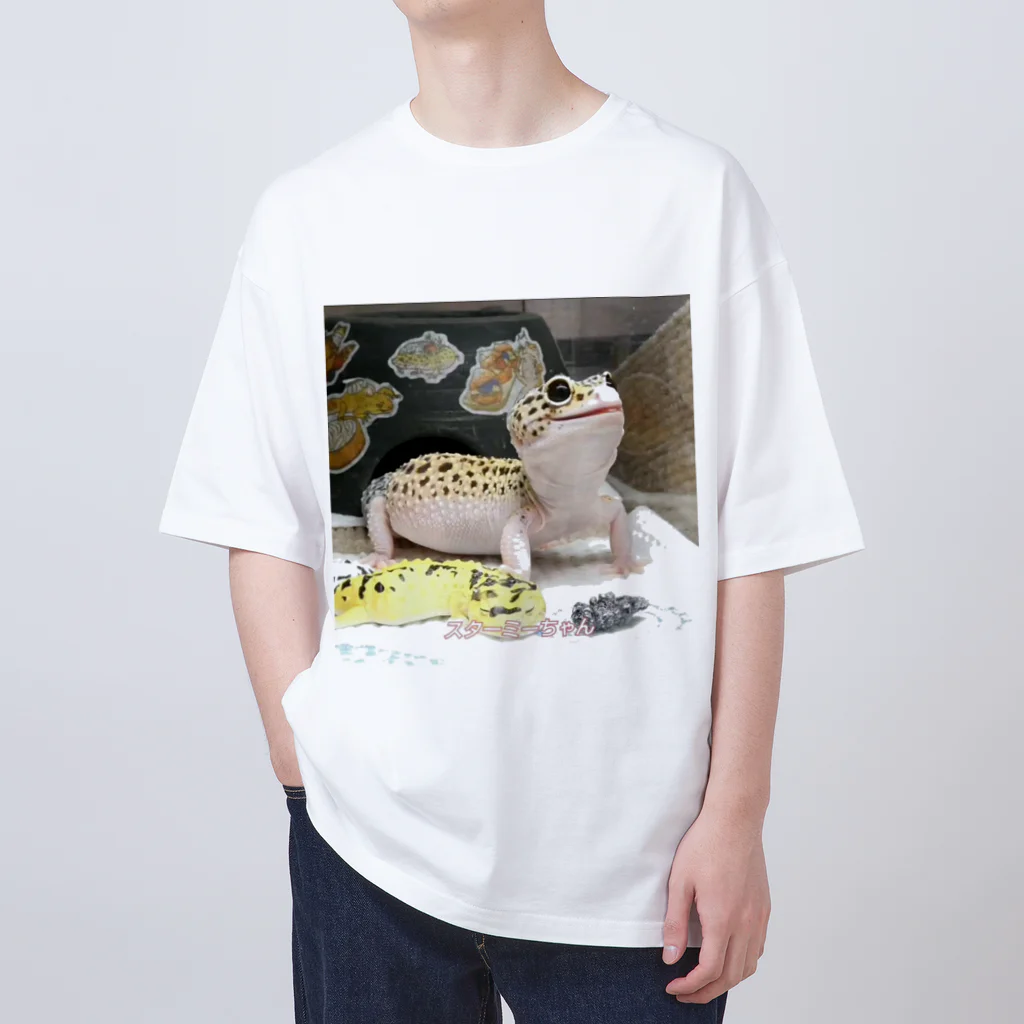 OBIWANREPのレオパのスターミーちゃん Oversized T-Shirt