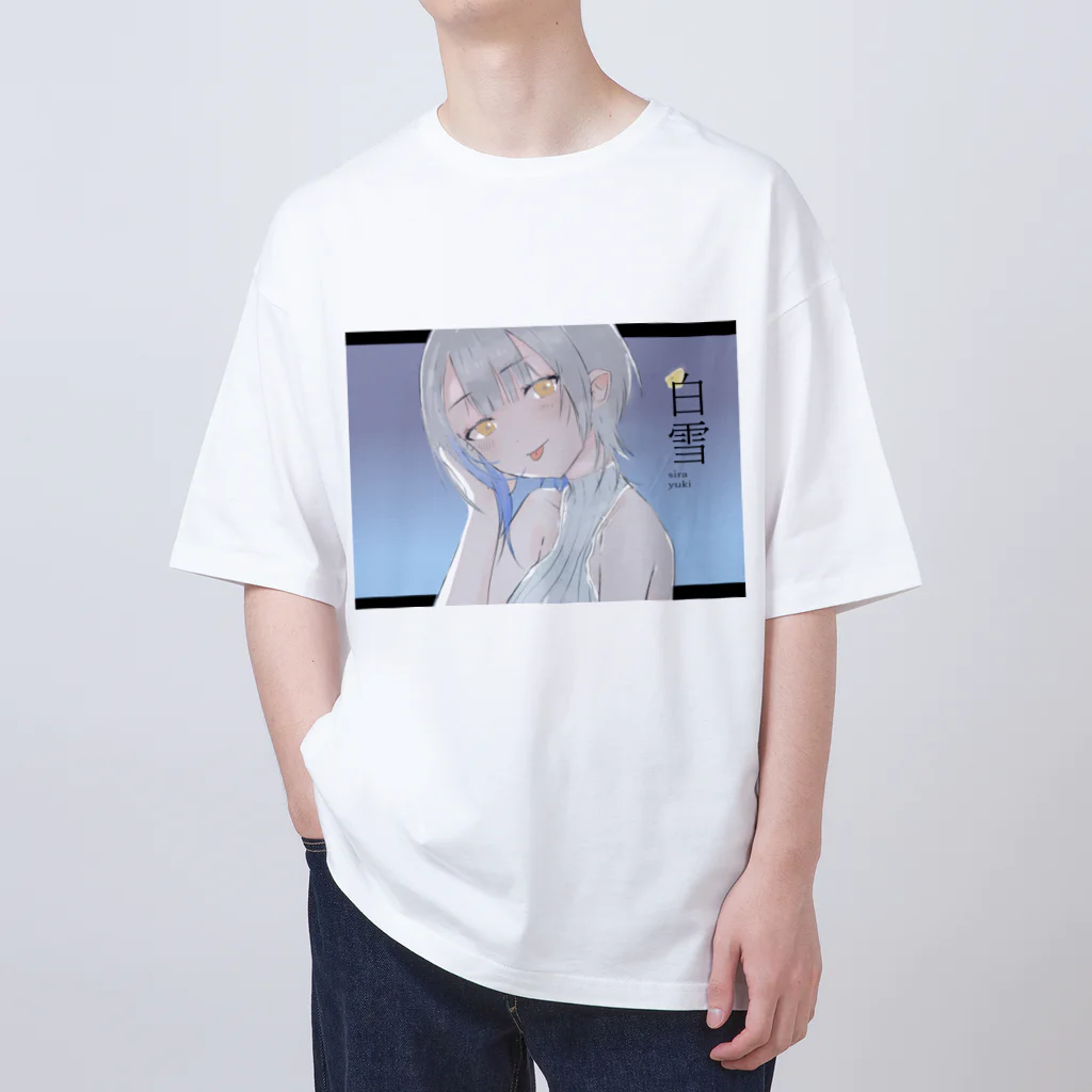 白雪のお店のオーバーサイズ白雪Ｔシャツ Oversized T-Shirt