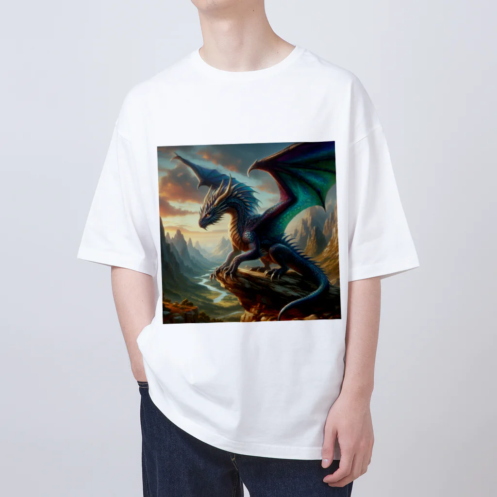 ヤオガミショップの竜の覇者シリーズ Oversized T-Shirt