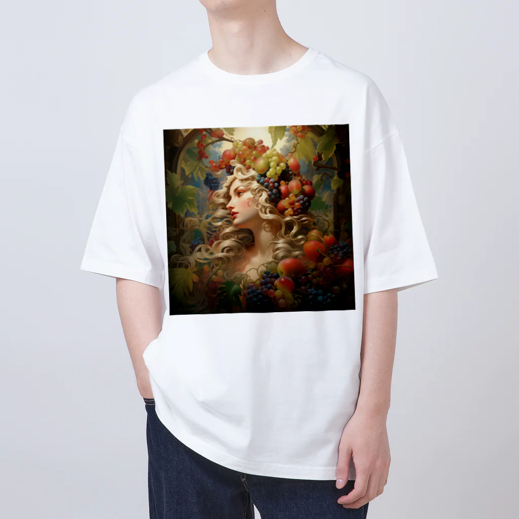 AQUAMETAVERSEの果実の女神　なでしこ1478 Oversized T-Shirt