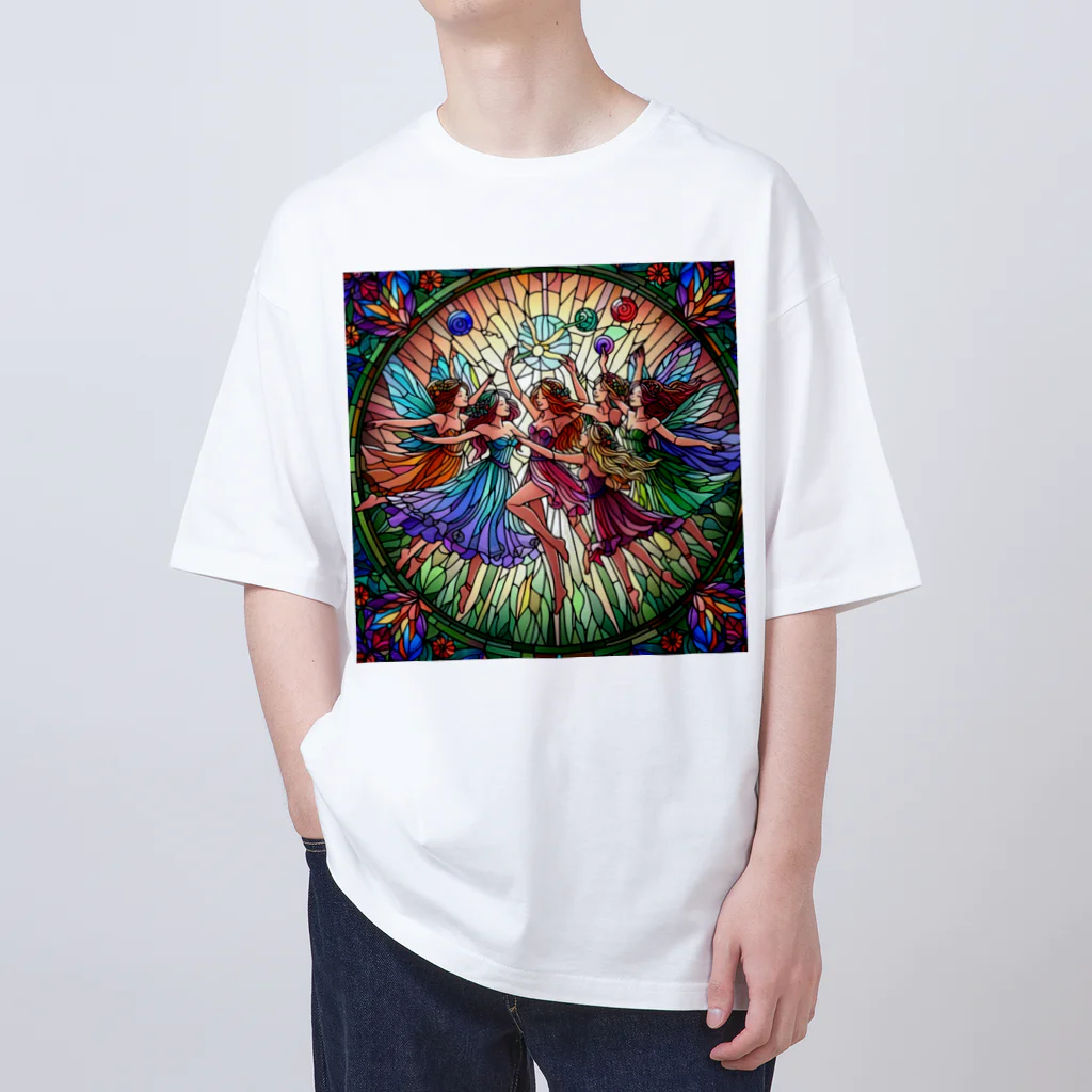 かるるんショップの妖精の舞シリーズ　祝福 Oversized T-Shirt