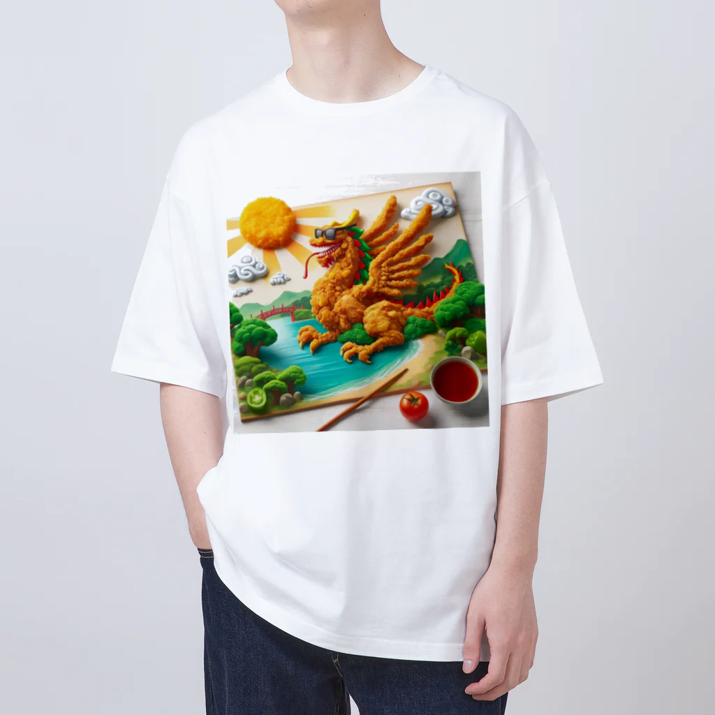 ハピShopのフライドラゴン Oversized T-Shirt