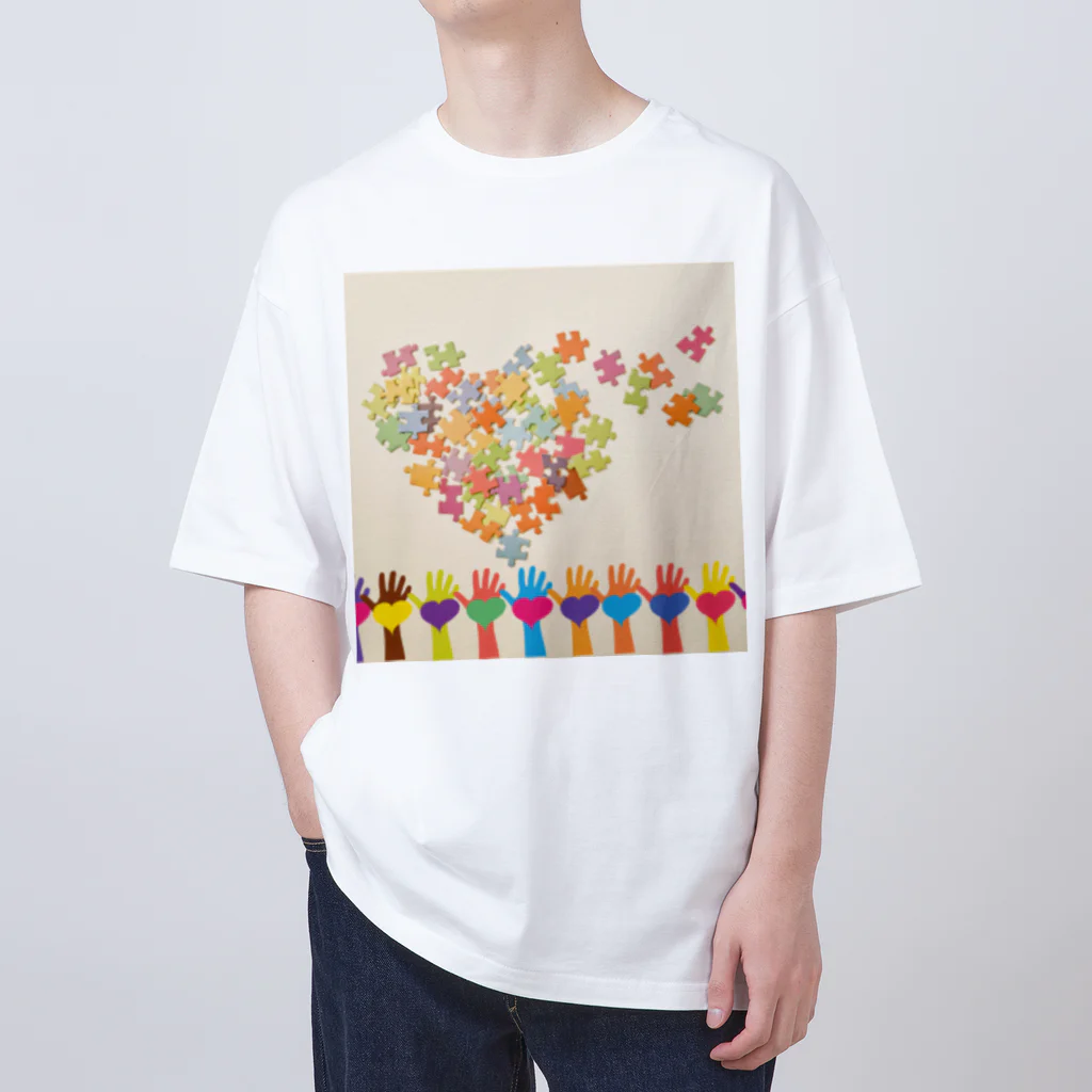 Happiness Home Marketのハートフルフル Oversized T-Shirt