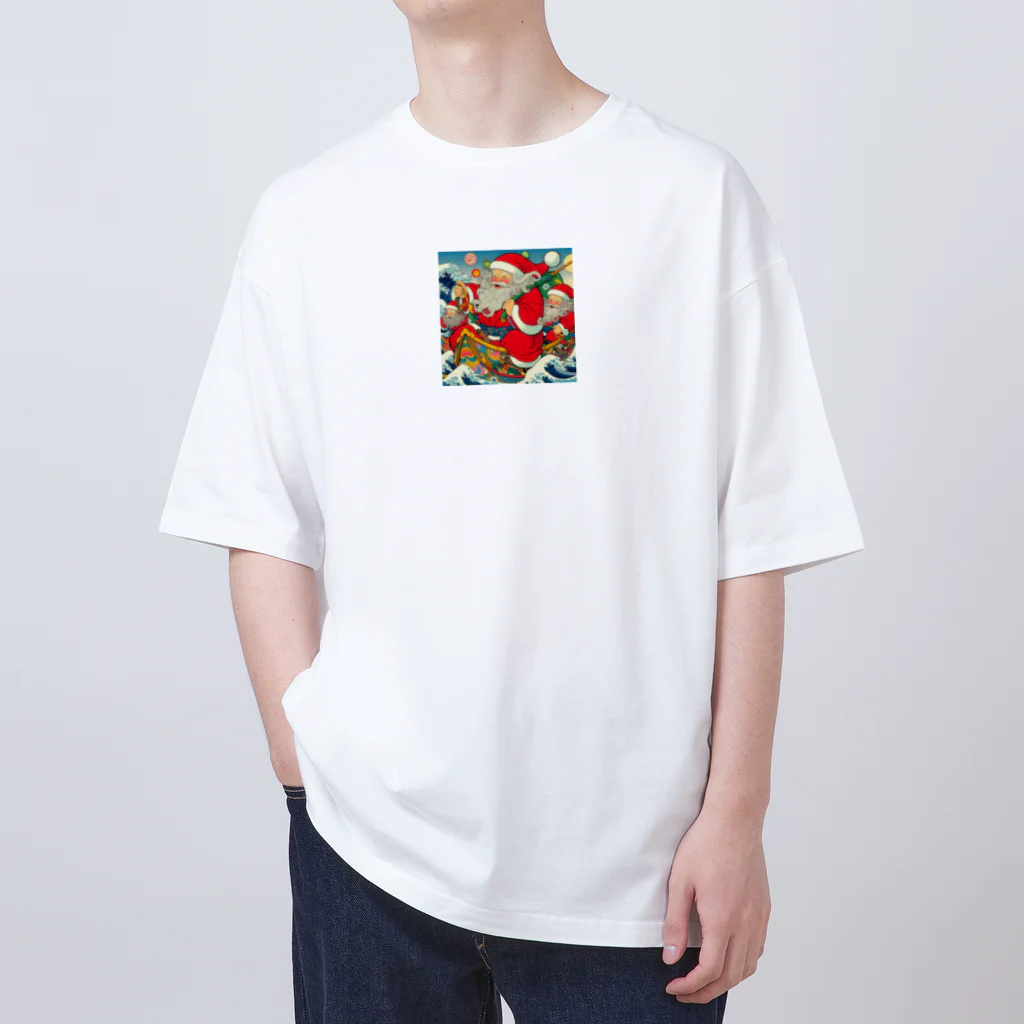 momonekokoの和風サンタクロース Oversized T-Shirt