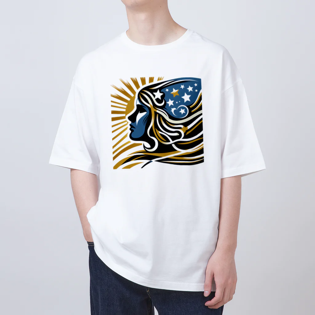 Laitのstatue of liberty オーバーサイズTシャツ