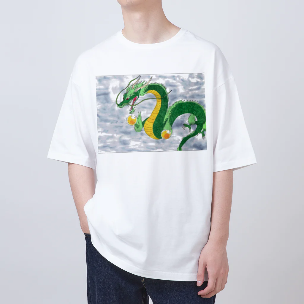 Daria tanakaの龍神&雲 Oversized T-Shirt