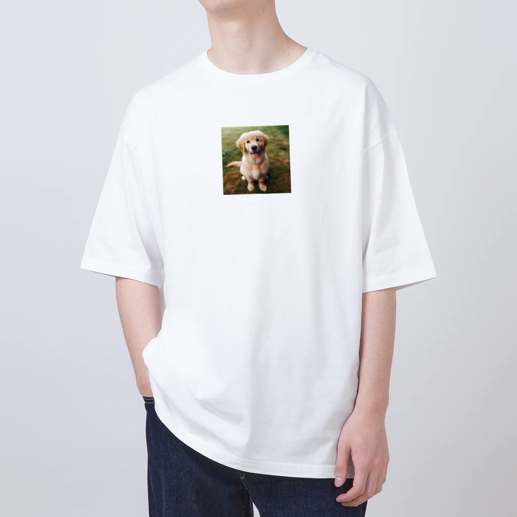 animalsの可愛い犬 オーバーサイズTシャツ