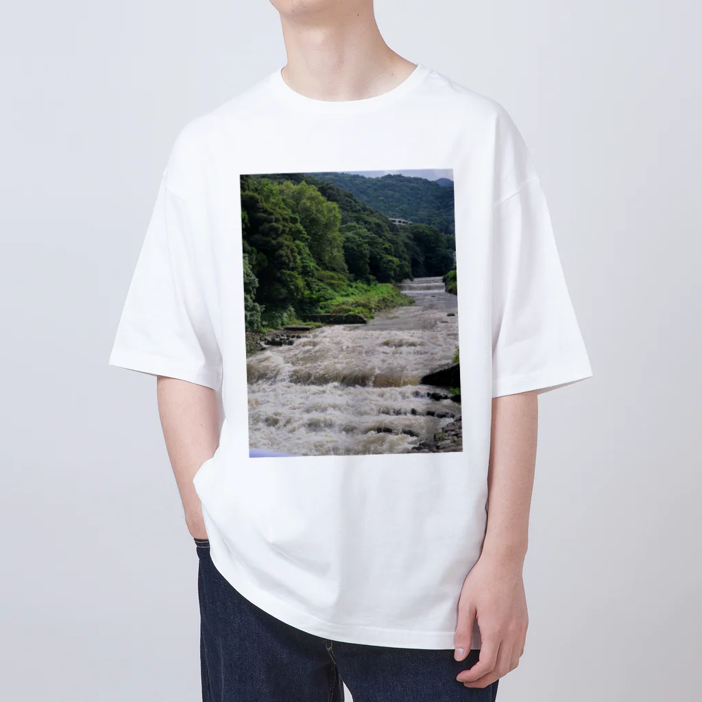 TACOIKAのHakone　RainyDay オーバーサイズTシャツ