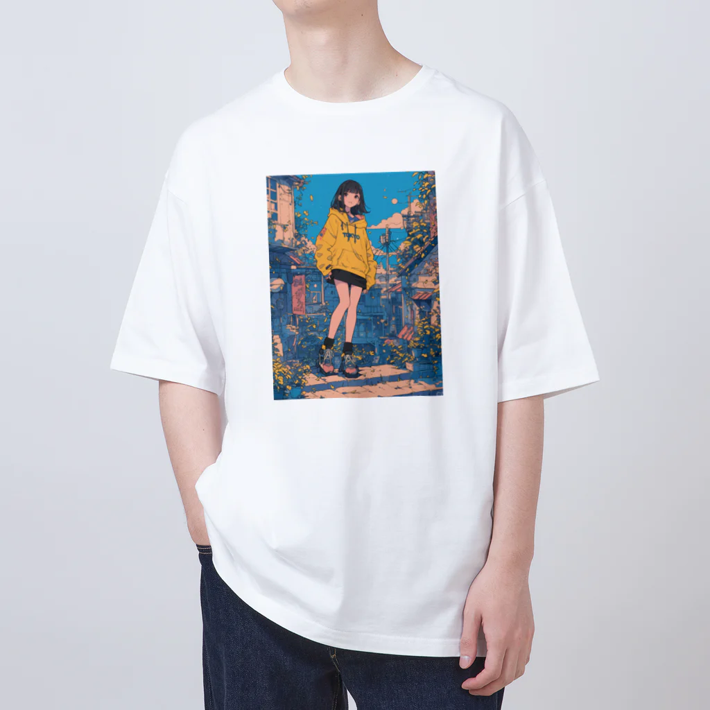 Kazuya Satoの昭和テイストカラフルPOPガーリー Oversized T-Shirt