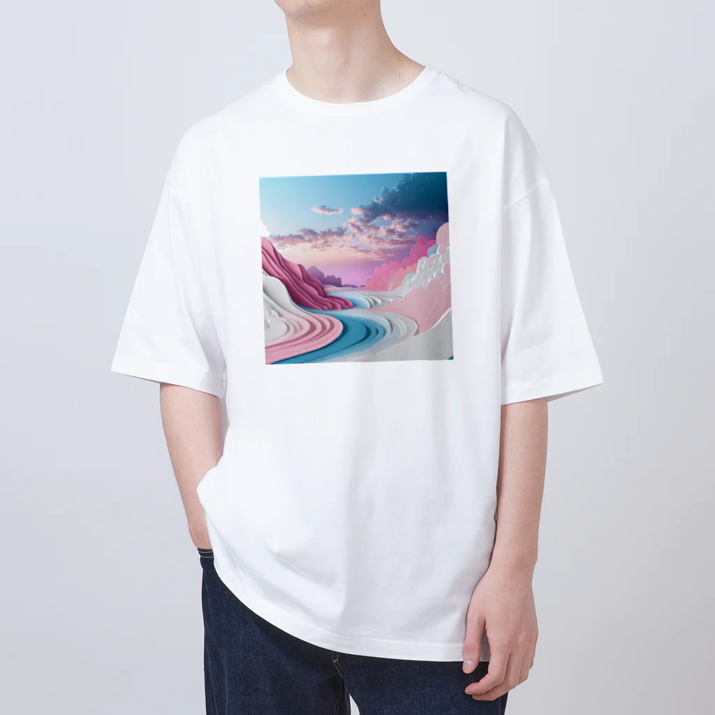 chan-takehaniの夢の彼方へ オーバーサイズTシャツ