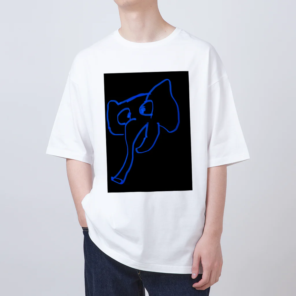 shabadabakayouのキマっちゃってるゾウ Oversized T-Shirt