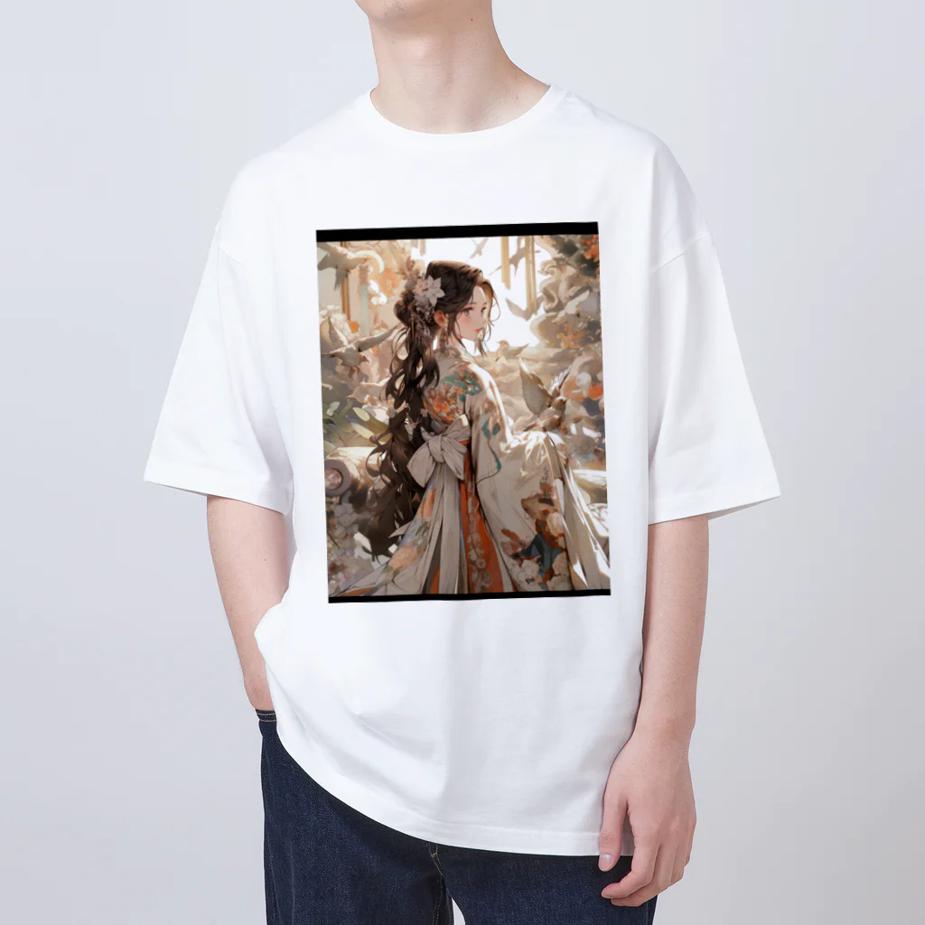 AQUAMETAVERSEの東洋のお姫様　なでしこ1478 Oversized T-Shirt