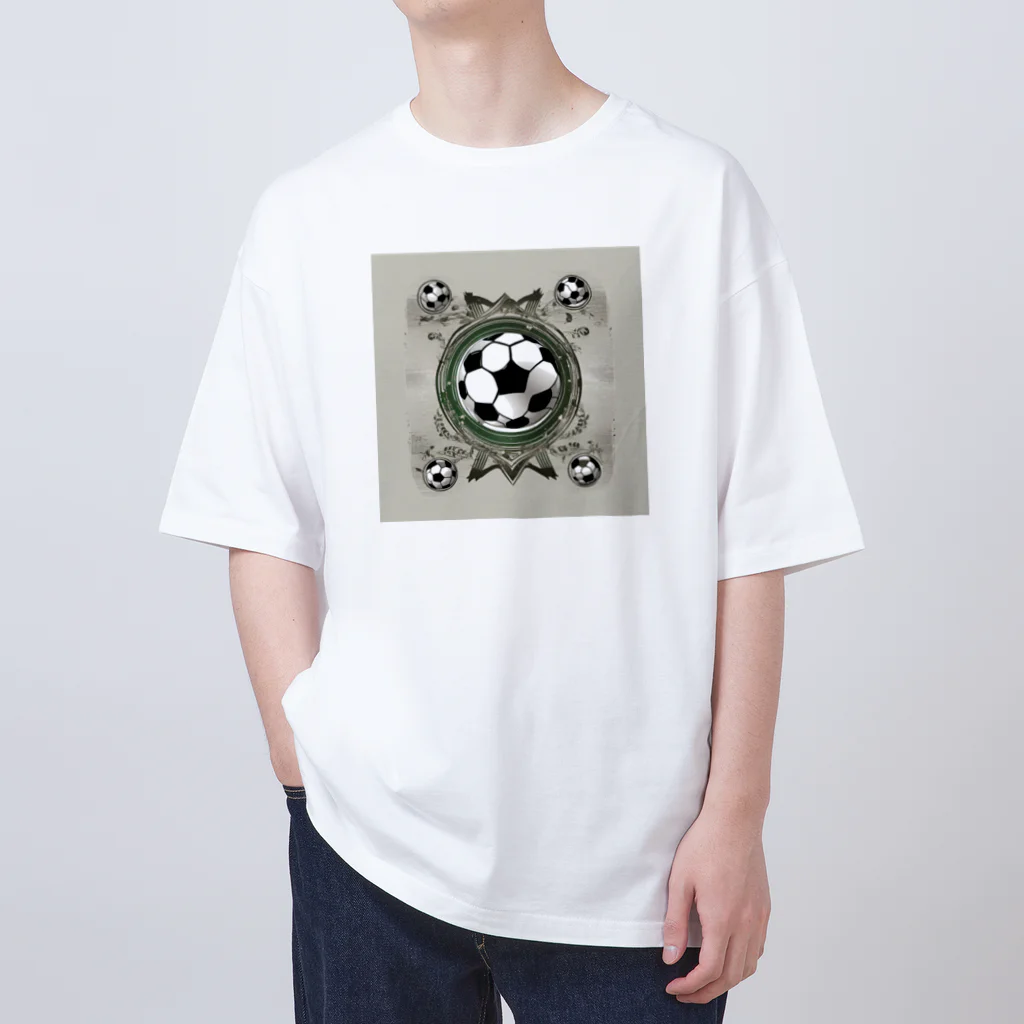 kenntarouのオリジナルサッカーロゴ オーバーサイズTシャツ