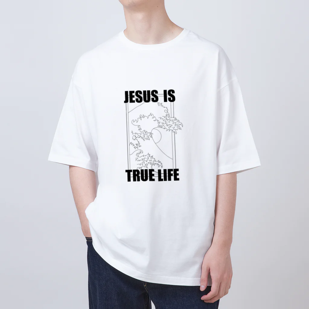 TESTIMONYのJesus is true life Oversized T-Shirt