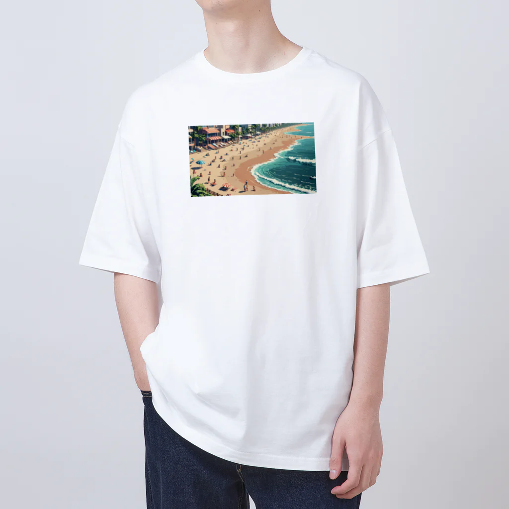 かてこの洋服販売所の波の調べ Oversized T-Shirt