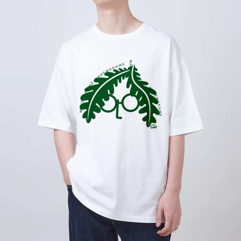 イラスト MONYAAT のわけわかめ WAKEWAKAME L オーバーサイズTシャツ