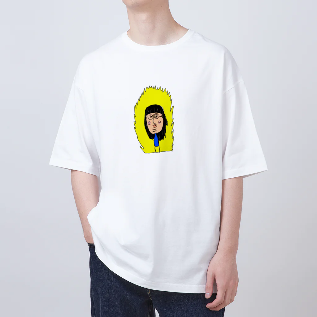 謎の仲間たちのキメてる美女 オーバーサイズTシャツ