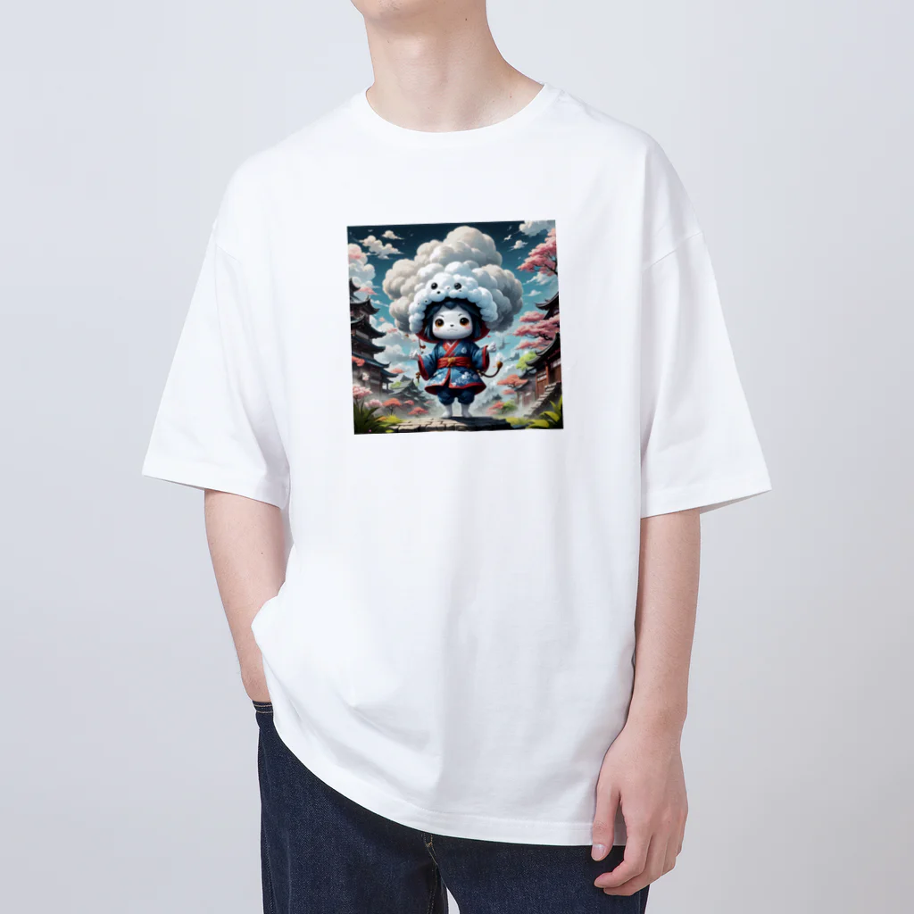 AI妖怪大図鑑の入道雲妖怪　せきらん Oversized T-Shirt