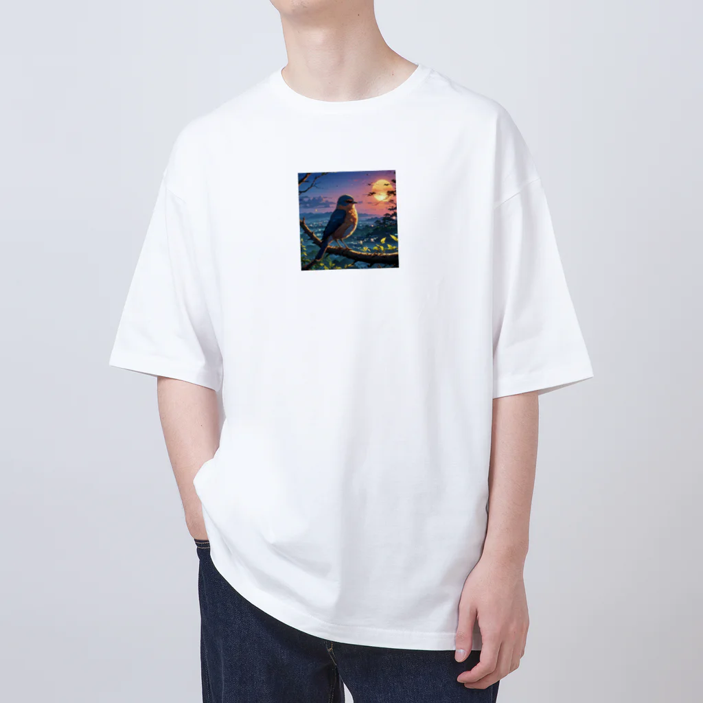 deko4954のbird Oversized T-Shirt