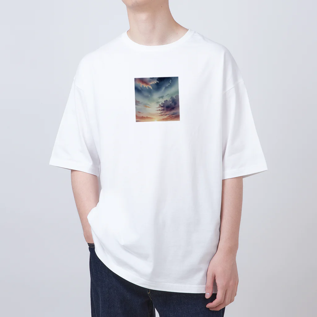 秋山せれなの空のグラデーション Oversized T-Shirt