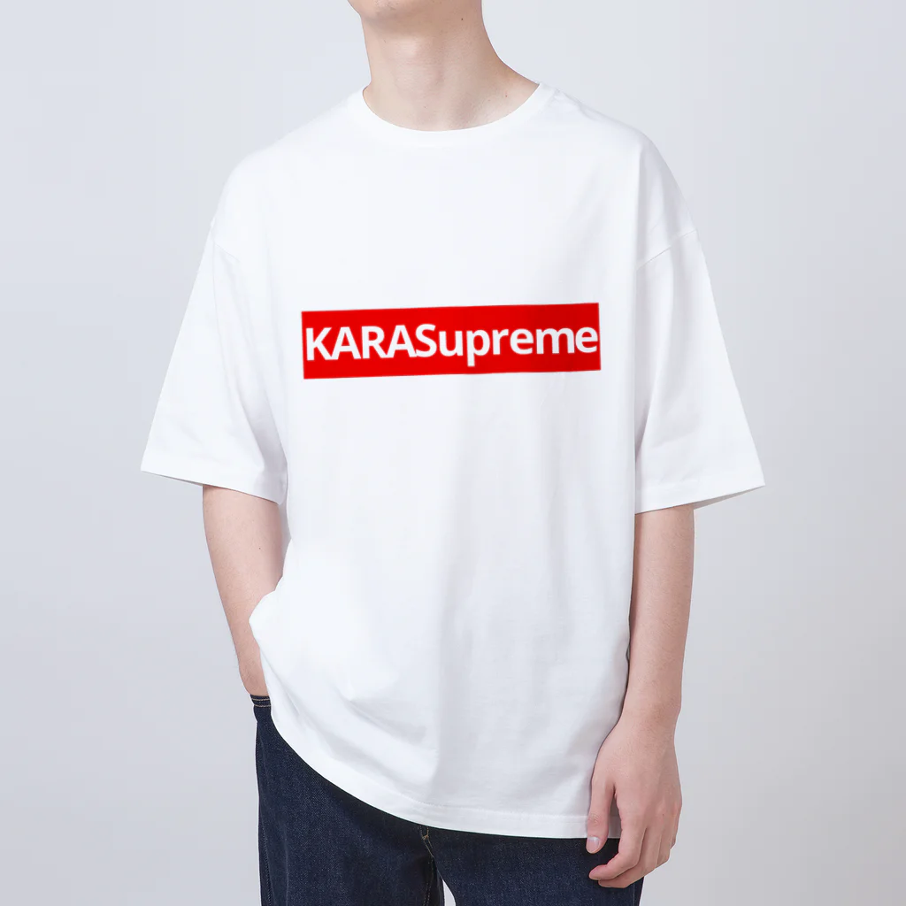 鴉番組公式SHOPのKARASupremeロゴアイテム Oversized T-Shirt