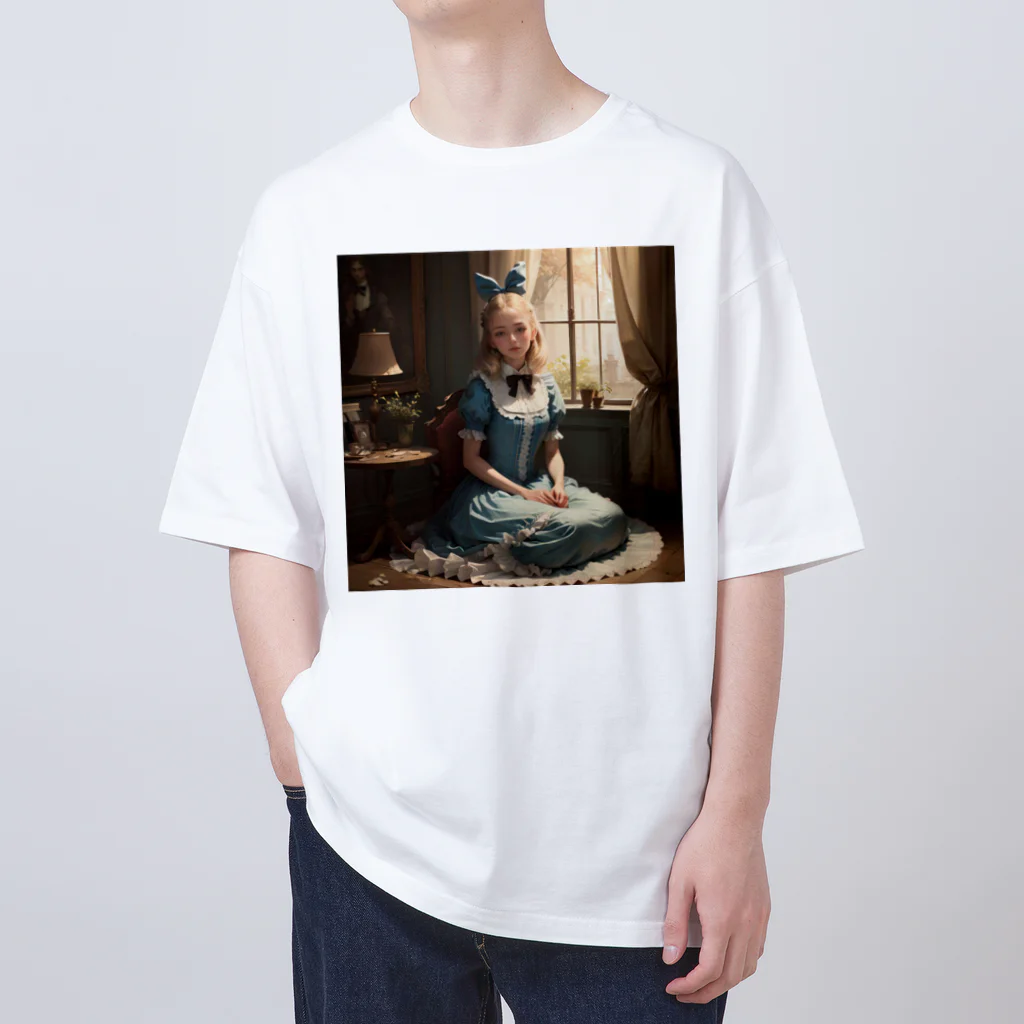 LONGSTONEのアリスインワンダーランド オーバーサイズTシャツ