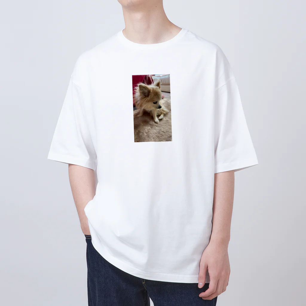 Yukaの絵と実家の犬🐕のチワワの小夏ちゃん Oversized T-Shirt