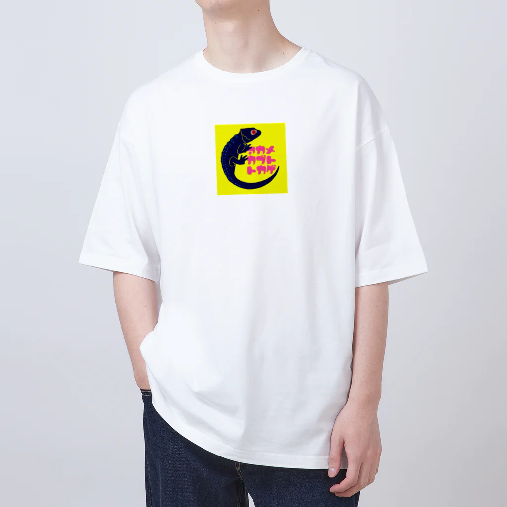 Geckoのアカメカブトトカゲ オーバーサイズTシャツ