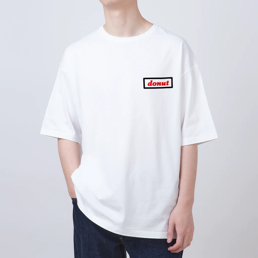 パペットピットのドーナッツ　バックプリント Oversized T-Shirt