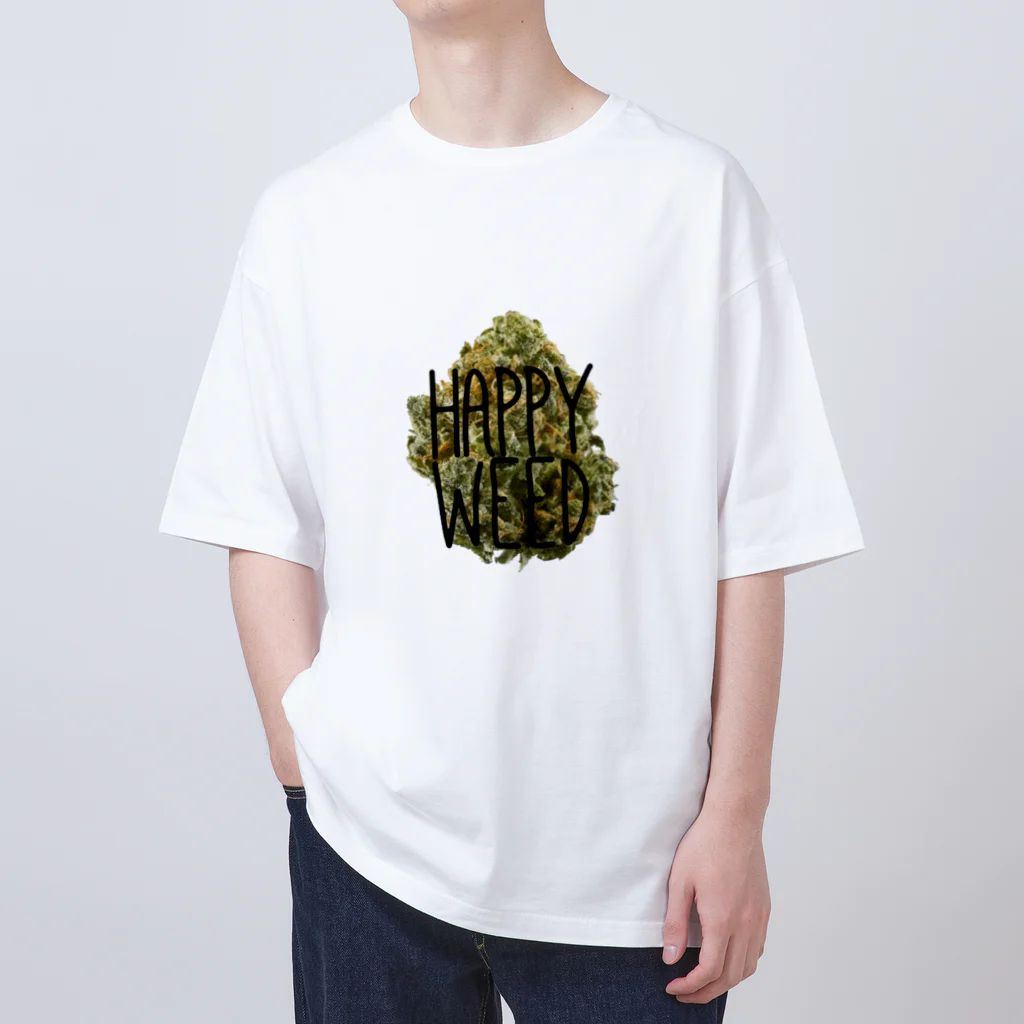 High!?のHAPPY WEED オーバーサイズTシャツ