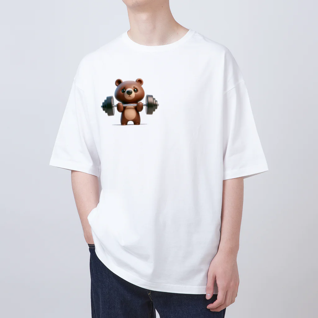 AKIRAの筋トレくまちゃん Oversized T-Shirt