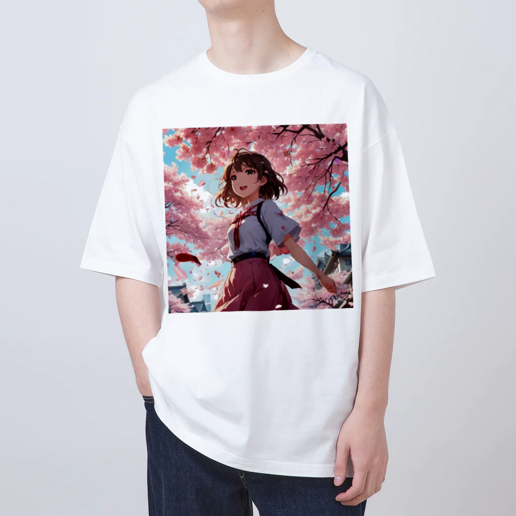 ここのよていの桜の季節 オーバーサイズTシャツ