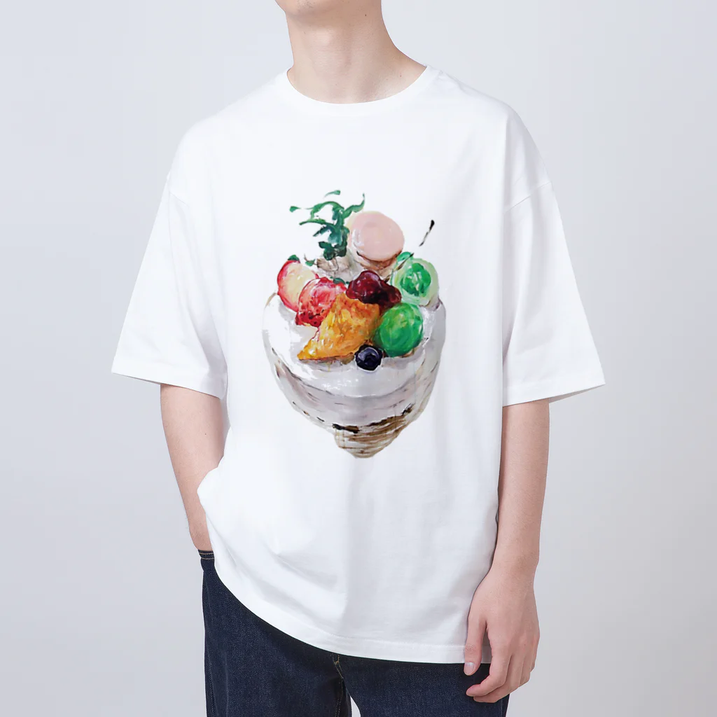 harapecoartのフルーツケーキ Oversized T-Shirt