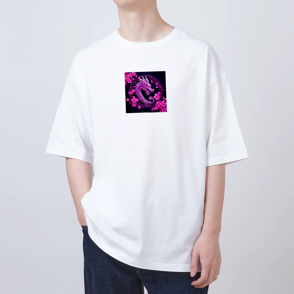 伝説の生物のdragon桜 オーバーサイズTシャツ