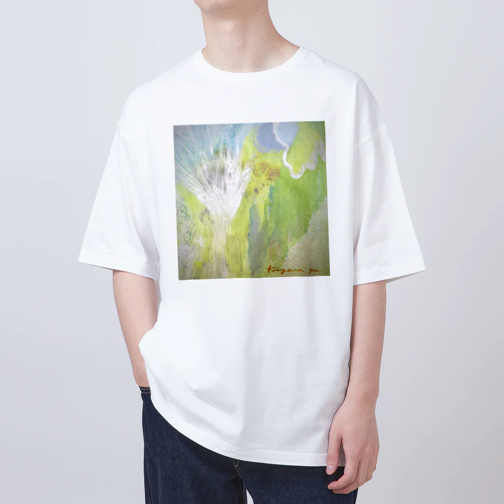 kirokokeshiの氷の世界に桜が咲く Oversized T-Shirt