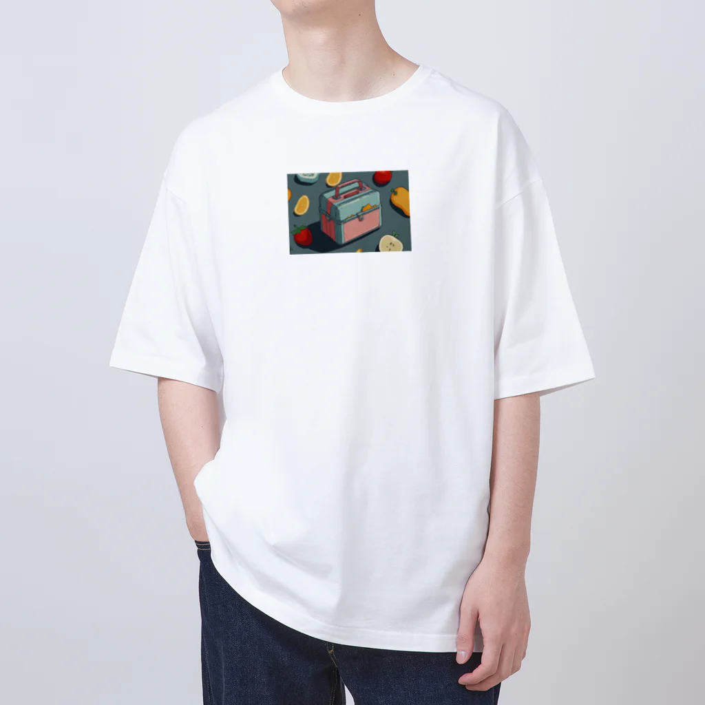 さぎょう擁のミニ弁当と学食の時間 Oversized T-Shirt