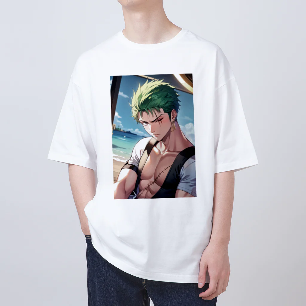 カカオのゾロ風 Oversized T-Shirt
