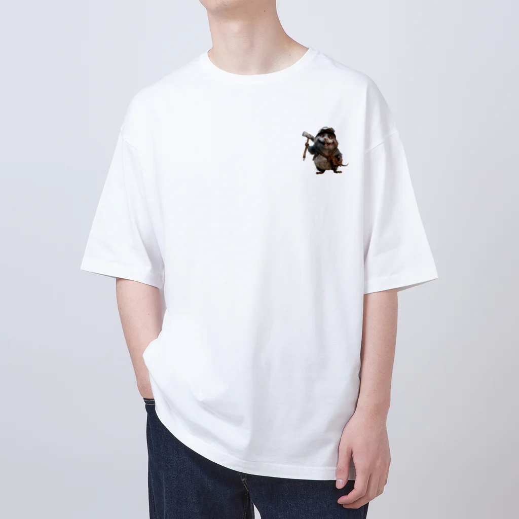 AQUAMETAVERSEのもぐらくん探検隊（班長） BeeBee 1786 Oversized T-Shirt